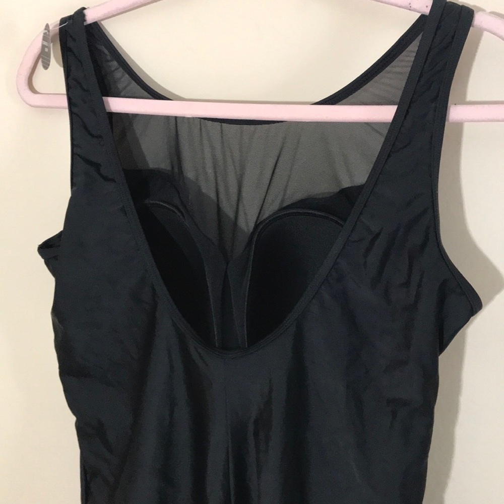 Torrid 2 ILLUSION NECK WIRELESS ONE-PIECE SWIMSUIT - Picture 8 of 8